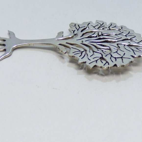 Vintage Taxco Silver Tree Brooch - Picture 6 of 6